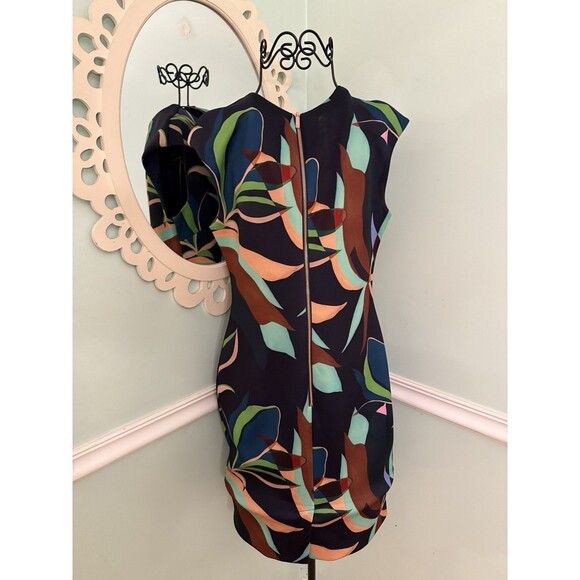Ted Baker London Adilyyn Supernatural Structure Bodycon Dress Ted's Size 3 M - Picture 2 of 10